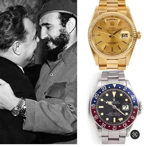 castro crushev col rolex|Wrist Watching: Fidel Castro Wearing Rolex .